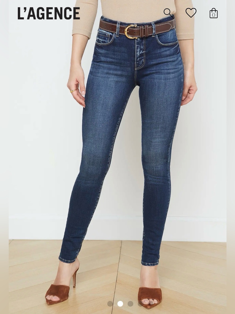L’AGENCE Skinny Jeans – Women’s Size 27 – Dark Wash – Inseam 26” $255